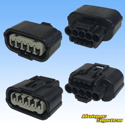 Photo2: [Sumitomo Wiring Systems] 040-type HX waterproof 5-pole female-coupler with retainer