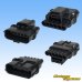 Photo2: [Sumitomo Wiring Systems] 040-type HX waterproof 6-pole male-coupler & terminal set (2)