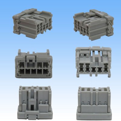 Photo3: [Sumitomo Wiring Systems] 090-type HD non-waterproof 8-pole coupler & terminal set