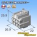 Photo4: [Sumitomo Wiring Systems] 187-type TS non-waterproof 6-pole female-coupler (4)