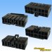 Photo2: [TE Connectivity] AMP 120-type Multi-Interlock Mark II non-waterproof 13-pole female-coupler & terminal set (black) (2)