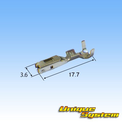 Photo4: [Sumitomo Wiring Systems] 090-type 62 series type-E waterproof 6-pole female-coupler & terminal set with retainer (P5) (gray)