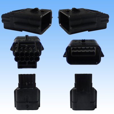 Photo2: [Yazaki Corporation] 025-type RH waterproof 10-pole coupler & terminal set