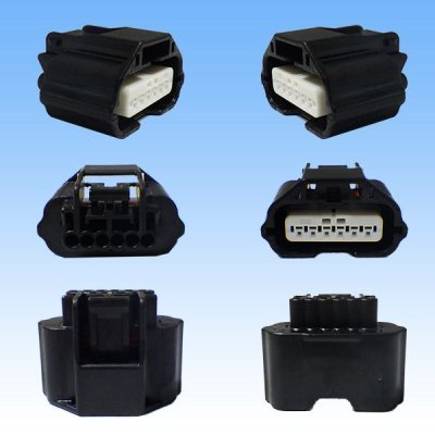 Photo3: [Yazaki Corporation] 025-type RH waterproof 6-pole coupler & terminal set