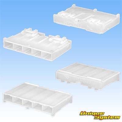 Photo2: [Yazaki Corporation] 250-type Busbar Joint Connector non-waterproof 5-pole female-coupler