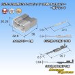 Photo6: [Sumitomo Wiring Systems] 025 + 090-type TS hybrid non-waterproof 18-pole male-coupler & terminal set (6)