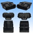 Photo3: [Sumitomo Wiring Systems] 040-type HX waterproof 6-pole male-coupler & terminal set (3)