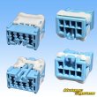 Photo2: [Sumitomo Wiring Systems] 090-type HE non-waterproof 6-pole female-coupler & terminal set (2)