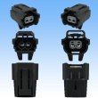 Photo3: [Sumitomo Wiring Systems] 090-type DL waterproof 2-pole female-coupler type-3 (3)