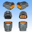 Photo3: [Sumitomo Wiring Systems] 090-type DL waterproof 3-pole coupler & terminal set (3)