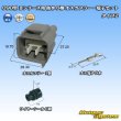 Photo1: [Yazaki Corporation] 090-type II series waterproof 6-pole male-coupler & terminal set type-2 (1)