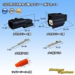 Photo1: [Yazaki Corporation] 025-type RH waterproof 2-pole coupler & terminal set (1)