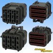 Photo4: [Yazaki Corporation] 070-type SWP waterproof 12-pole coupler & terminal set (with rear holder) (4)