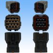 Photo3: [Yazaki Corporation] 070-type SWP waterproof 14-pole coupler & terminal set (with rear holder) (3)