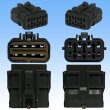 Photo3: [Yazaki Corporation] 070-type SWP waterproof 8-pole female-coupler & terminal set (with rear holder) (3)