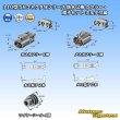 Photo5: [Yazaki Corporation] 110-type 58-connector W series waterproof 2-pole coupler & terminal set (with holder) (5)