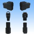 Photo2: [Yazaki Corporation] 250-type CN (A) non-waterproof 2-pole male-coupler (black) (2)