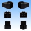 Photo2: [Yazaki Corporation] 250-type CN (A) non-waterproof 4-pole coupler & terminal set (black) (2)